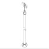 Chatsworth - 10684-703 - Tall Pipe Stand, 2 in. W x 91 in. H, Black, (Each) view 1
