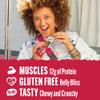 Lenny & Larry's Cookie-fied Bar Chocolate Chip Cookie Dough Vegan Protein Bars 9x45g Healthy Snacks with 12g Plant Protein & 5g Fiber Gluten-Free Power Bar, Non-GMO & Vegan view 2