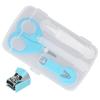 Baby Nail Clippers, Infant Nail Clippers 3 in 1 Baby Nail Care Set Baby Fingernail Clippers Baby Nail Clipper Baby Manicure Set for Infant Manicure Pedicure (Blue) view 1