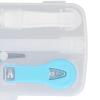 Baby Nail Clippers, Infant Nail Clippers 3 in 1 Baby Nail Care Set Baby Fingernail Clippers Baby Nail Clipper Baby Manicure Set for Infant Manicure Pedicure (Blue) view 2