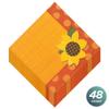 Thanksgiving Party Supplies Fall Sunflower Disposable Lunch Napkins (48 Total Napkins) - Napkins for Thanksgiving Dinner view 2