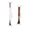 Gogogmee Relieve Itchiness Anywhere Portable Telescoping Back Scratcher Tool Made of Natural Wood Ideal for Men Kids view 2
