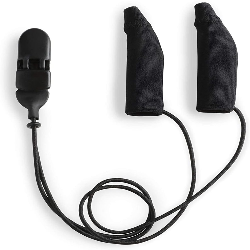 1.25-2 in. Original Corded Binaural Hearing Aids Black