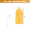 50 Pack Duster Refill Compatible with 1 Extendable Handle, 360 Heavy Duty Duster Kit with 1 Handle, Multi-Surface Disposable Dusters Refills for Cleaning Corner, Furniture, Car, Blinds view 3