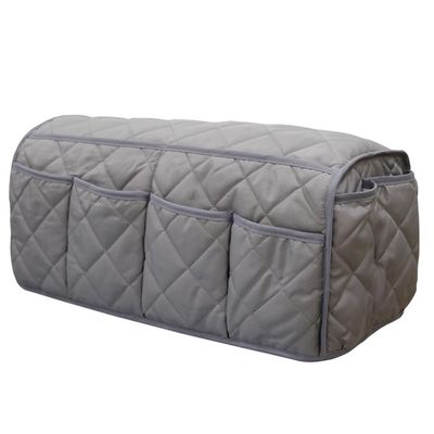 Sofa side storage bag, sofa armrest storage bag, sofa cup holder, home storage bag (gray)