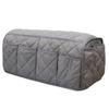 Sofa side storage bag, sofa armrest storage bag, sofa cup holder, home storage bag (gray) view 1