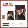 FJRFGbkJKN Christmas Gift Bag Christmas Burlap Gift Bag Red Pandas Drawstring Gift Bag Christmas Linen Bag Gift Drawstring Bag Party Favors Bags Wrapping Bags for Party Supplies view 2