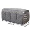 Sofa side storage bag, sofa armrest storage bag, sofa cup holder, home storage bag (black) view 2