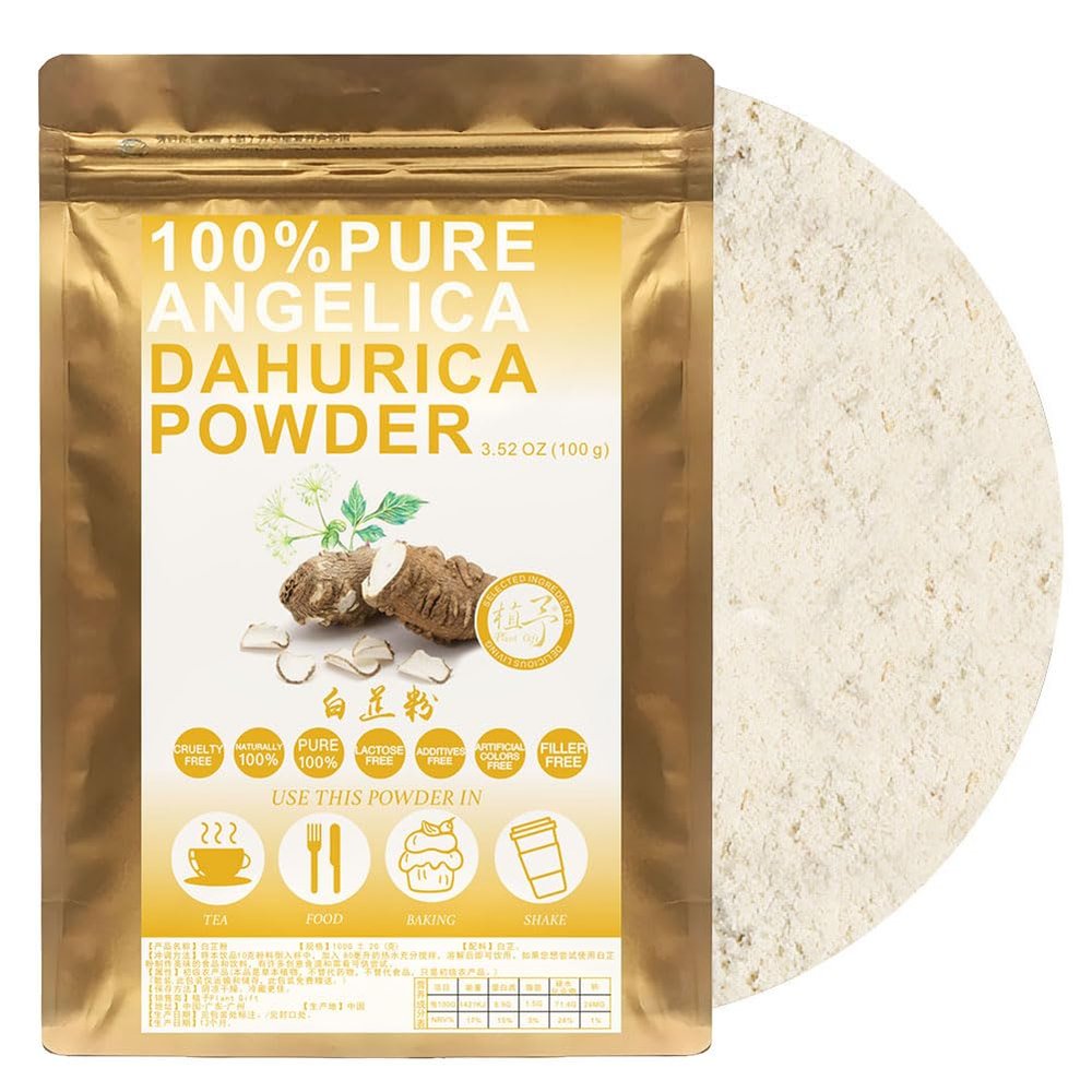 100% Angelica Dahurica Powder Dried Herbs 100g/3.52oz