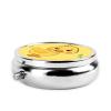 Cartoon Duck Portable Pill Box, can be Put into Wallet, Pocket, Lightweight Square 3 Compartment Pill Box, Convenient, Mini Round Pill Box view 3