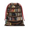 KOPUUYRD Funny Book Shelves Collection And Ladder Print Reusable Gift Bags,Stylish Drawstring Gift Bags,Birthday Gift Bag For All Occasions view 2
