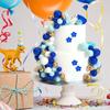 LKXHarleya 20pcs Cake Insert Topper, Foam Ball Cake Picks Mini Balloons Topper Decoration for Wedding Birthday Anniversary Party, Mixed 4 Sizes (Light Gray) view 4