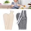 2000ML Hot Water Bottle, Strip Shaped Hot Water Bag for Winter, Portable Neck Shoulder Warm, Hand Feet Warmer with Soft Cover (Dark Grey) view 2
