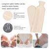 2000ML Hot Water Bottle, Strip Shaped Hot Water Bag for Winter, Portable Neck Shoulder Warm, Hand Feet Warmer with Soft Cover (Dark Grey) view 4