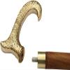 Derby Canes and Walking Sticks with Brass Handle Gift Wooden Decorative Walking Cane Fashion Statement for Men/Women/Seniors/Grandparents view 3