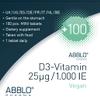 ABBLO Vegan D3-Vitamin 1000iu (25 mcg) 100 Days of Supply for Immune Support view 2