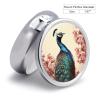 Pill Box Portable Peacock Pill Case Cute Pill Organizer for Vitamins Supplements view 2