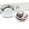 Pill Box Portable Peacock Pill Case Cute Pill Organizer for Vitamins Supplements view 4