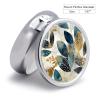 Pill Box Portable Golden Graphics Pill Case Cute Pill Organizer for Vitamins Supplements view 2