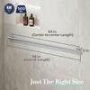 Elevate 54" L Grab Bar, Chrome view 3