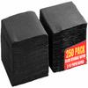 1InTheHome Black Cocktail Napkins, Beverage Napkins, Cocktail Napkins Paper, 2-Ply, Disposable, Unfolded, 9 1/2 Inches, 250 Pack view 1