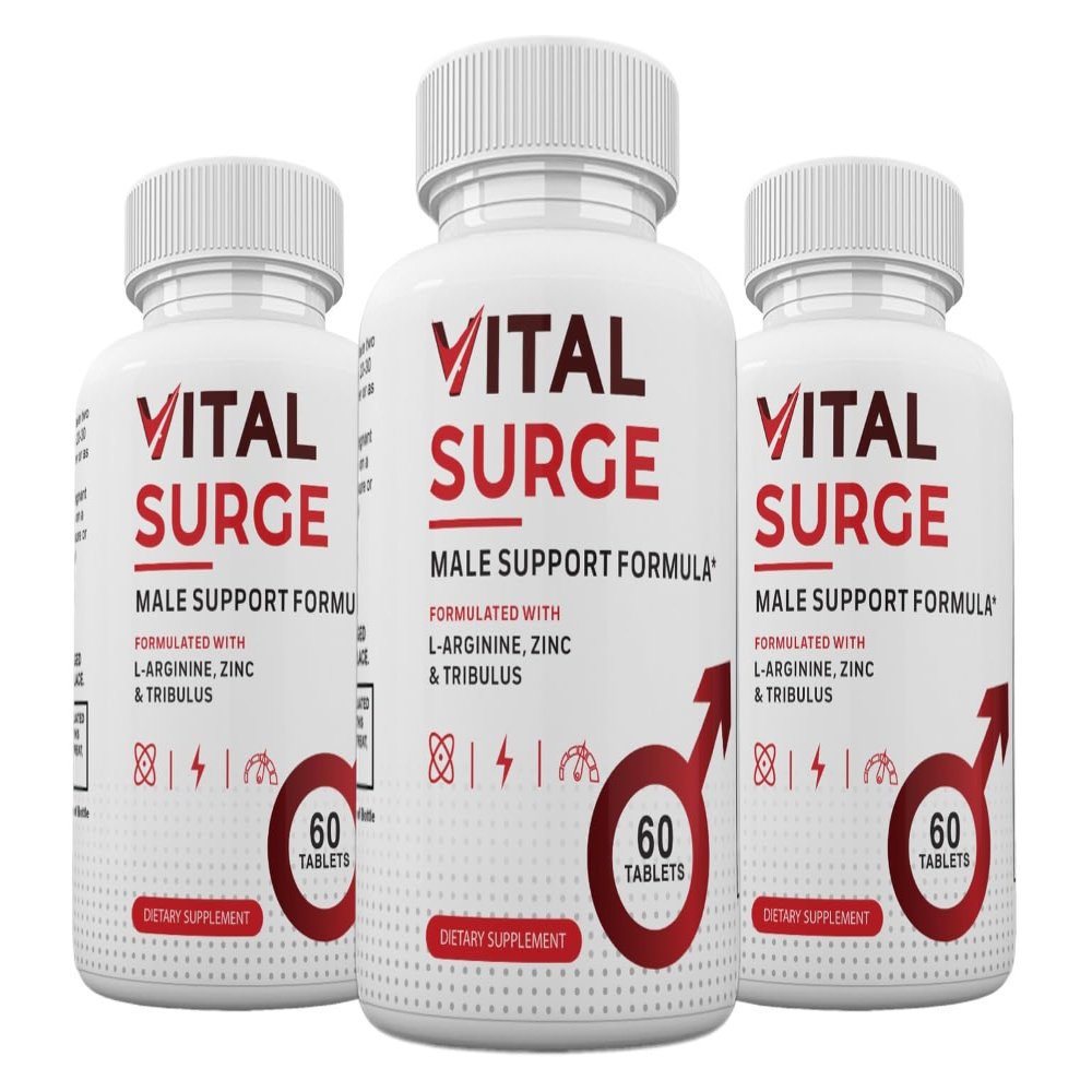 Zonata (3 Pack) Vital Surge Pills, Vital Surge Male Supplement Advanced Formula, 180 Count