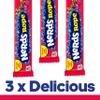 Rainbow Candy Ropes 0.92 oz, 3 Pack Chewy Gummy Ropes with Crunchy Tangy Coating 5 Fruity Flavors: Lemon, Orange, Strawberry, Grape & Watermelon Individually Wrapped view 2