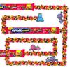 Rainbow Candy Ropes 0.92 oz, 3 Pack Chewy Gummy Ropes with Crunchy Tangy Coating 5 Fruity Flavors: Lemon, Orange, Strawberry, Grape & Watermelon Individually Wrapped view 3