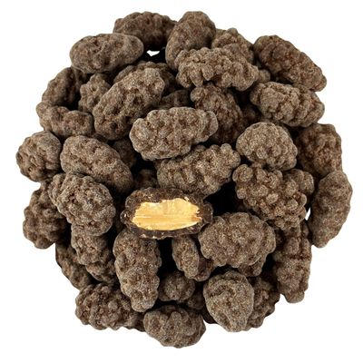 Dark Chocolate Sugar & Sea Salt Covered Almonds, 1 Pound