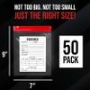 Evidence Bags, 50 Pack, Police Party Favors, Murder Mystery Decorations view 3