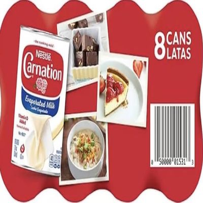 Canartion Evaporated Milk, Gluten Free12 oz | (8 - Pack)