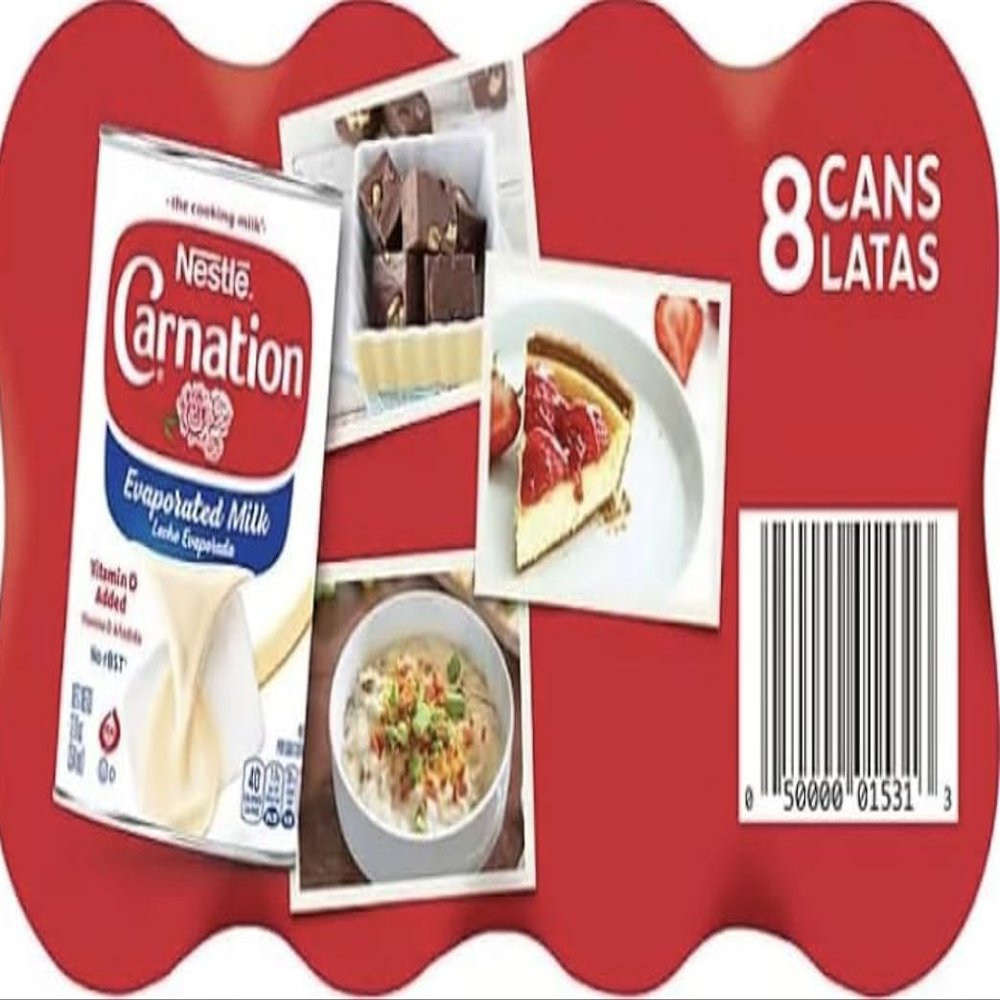 Canartion Evaporated Milk, Gluten Free12 oz | (8 - Pack)