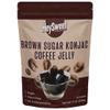 HeySweet Brown Sugar Konjac Coffee Jelly Makes 40oz+ Jelly Dessert | Vegan, Gluten-Free, Halal, No Artificial Colors | 8 Cubes for Iced Coffee, Boba & Dessert Topping view 1