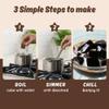 HeySweet Brown Sugar Konjac Coffee Jelly Makes 40oz+ Jelly Dessert | Vegan, Gluten-Free, Halal, No Artificial Colors | 8 Cubes for Iced Coffee, Boba & Dessert Topping view 3