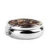 Wolf Forest Winter Pill Box 3 Compartment Pill Case, Portable Medicine Pill Organizer for Pocket Purse Pill Box Decorative Metal Medicine Vitamin Organizer view 3