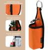 Beautyflier 5oz/150ML Hot Sauce Sleeve Holder, Portable Bottle Belt Holder for Tabasco, Sriracha, Cholula for the Hot Sauce Lover Fan, Sleeve Only (Orange) view 3