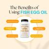 Purelyindia Wild-Caught Fish Eggs 2400mg | Omega-3 DHA, EPA & ETA Supplement | Freeze-Dried, MSC-Certified, Non-GMO | Supports Heart, Brain & Immune Health | 120 Capsules view 3