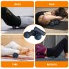 3pcs Peanut Massage Ball for Relax Tight Muscles, Deep Tissue Fascia Ball for Physical Therapy, Yoga Fitness Massage Roller Tool, Trigger Point Lacrosse Ball, Mobility Ball, Massager(Black+Blue) view 2