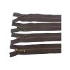 10pcs 8-20inch Round Bead Modeling Copper Zipper Metal Zipper for Sewing DIY Handbag Bag Craft Color(Coffee,30CM) view 1
