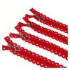 10Pcs 3# Star Lace (12 / 16Inch) 30 / 40CM Nylon Zipper Sewing Tailoring Accessories(Light Purple,16 inch) view 2
