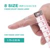 12 pcs Finger Splint Kits Including 8 Oval Finger Splints Clear Type and 4 Finger Sleeves for Arthritis/Trigger Finger/Mallet Fingers, Trigger Finger splints For Thumb/Index/Middle/Pinky /Ring(2,3,4,5,6,7,8,9) view 3