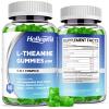 L-Theanine Gummies, l'theanine 400mg with Ashwagandha, GABA, 5HTP,L-Theanine Chewable Supplement for Relax, Zzz & Focus Support, Vegan, Lemon Flavor, 120 Counts view 1
