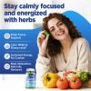 L-Theanine Gummies, l'theanine 400mg with Ashwagandha, GABA, 5HTP,L-Theanine Chewable Supplement for Relax, Zzz & Focus Support, Vegan, Lemon Flavor, 120 Counts view 4