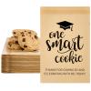 100 Pack Graduation Cookie Treat Bags, 7.1 x 5 Inch Self-Adhesive One Smart Cookie Bags Kraft Paper Bags for Graduation Party Supplies view 1