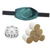 SEWOART 3pcs Smokeless Moxibustion Kit Portable Box for Waist and Shoulder Includes Tank and Cloth for Management and Wellness view 1