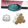 SEWOART 3pcs Smokeless Moxibustion Kit Portable Box for Waist and Shoulder Includes Tank and Cloth for Management and Wellness view 3