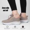 AOE Diabetic Shoes for Men and Women, Wide Slip-on Shoes for Swollen Feet Walking Sneakers for Elderly Foot Pain Relief Almond view 2
