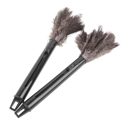 2Pcs Retractable Duster with Long Handle for Effective Home and Office Cleaning, Adjustable Length Dusting Tool for High Spaces
