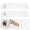 ORFOFE 2pcs Auto Rack Pusher Display Organizer for Shops Easy to Use Design Single-Sided view 3