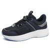 AOE Diabetic Shoes for Men and Women, Wide Slip-on Shoes for Swollen Feet Walking Sneakers for Elderly Foot Pain Relief Navy Blue view 1